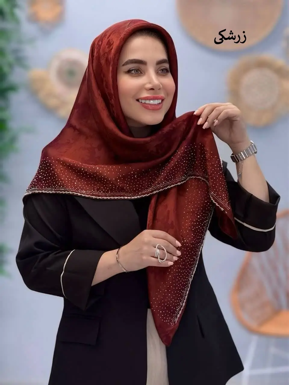 3458-روسری وارداتی نوا